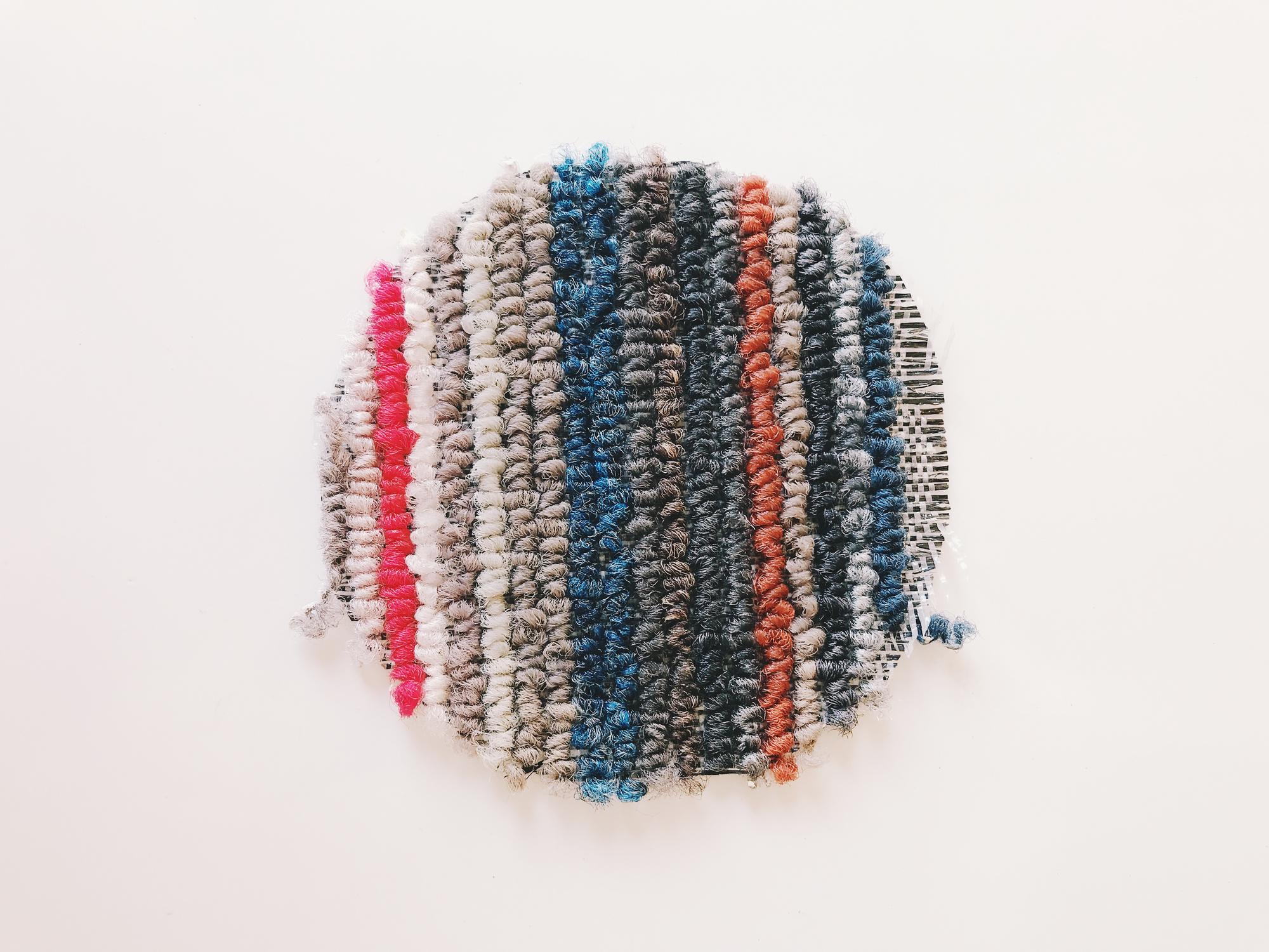 Serie di patch ricamate con texture mista